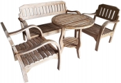 Teak wood outdoor set